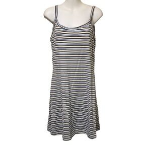 Vintage 90's Joule Striped Sleeveless Dress